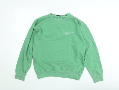 PrettyLittleThing Womens Green Small Pullover Sweatshirt
