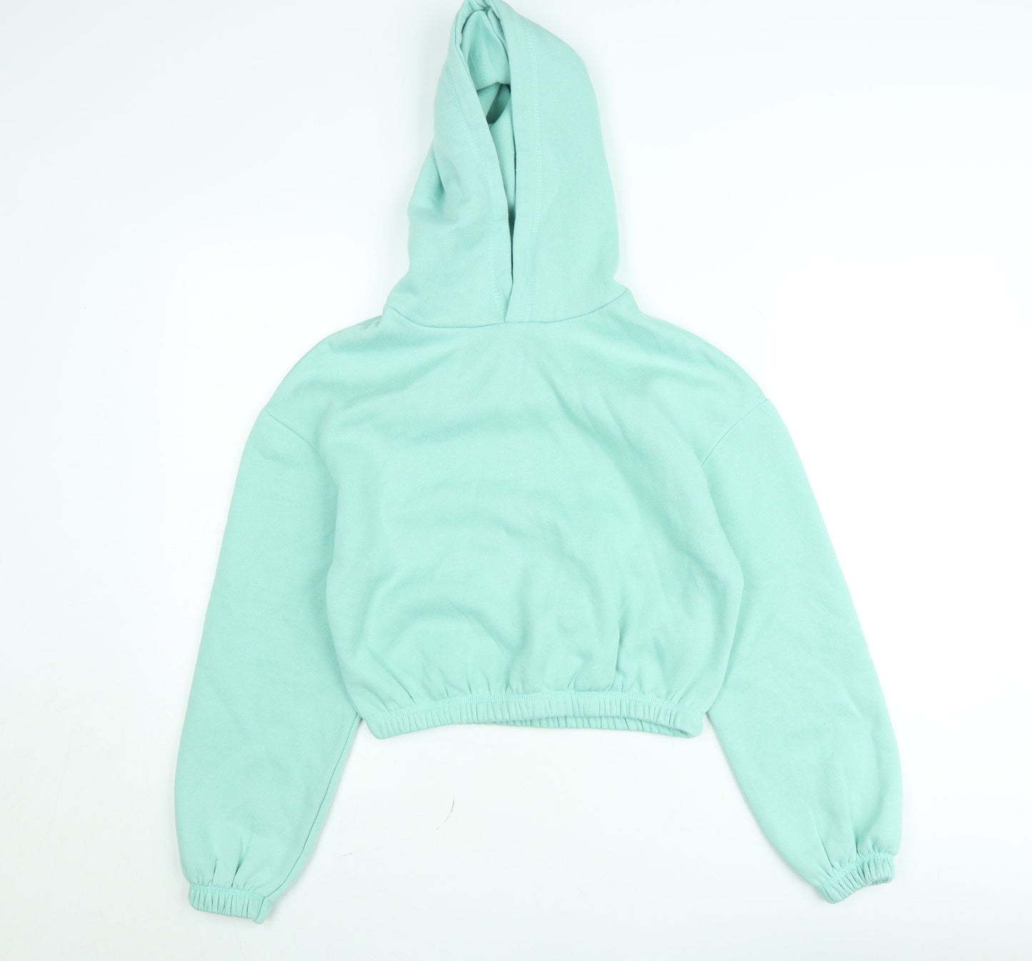 Light & Shade Women’s Green Pullover Hoodie Size M Fleece Lined
