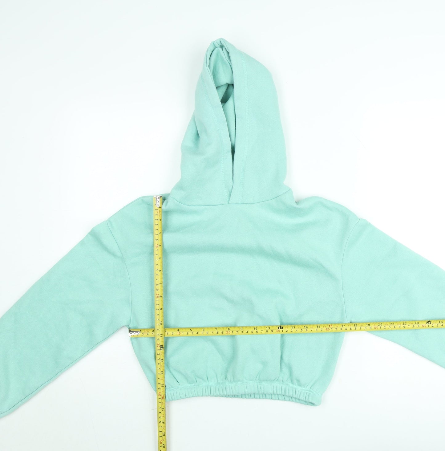 Light & Shade Women’s Green Pullover Hoodie Size M Fleece Lined