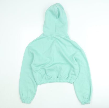 Light & Shade Women’s Green Pullover Hoodie Size M Fleece Lined