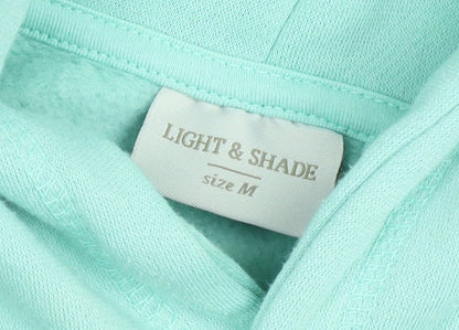 Light & Shade Women’s Green Pullover Hoodie Size M Fleece Lined