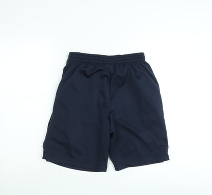 Puma Men's Blue Regular Fit Sweat Shorts Size M Elastic Waist