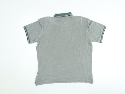 Jack & Jones Men’s Grey Collared Short Sleeve Polo Shirt Size L