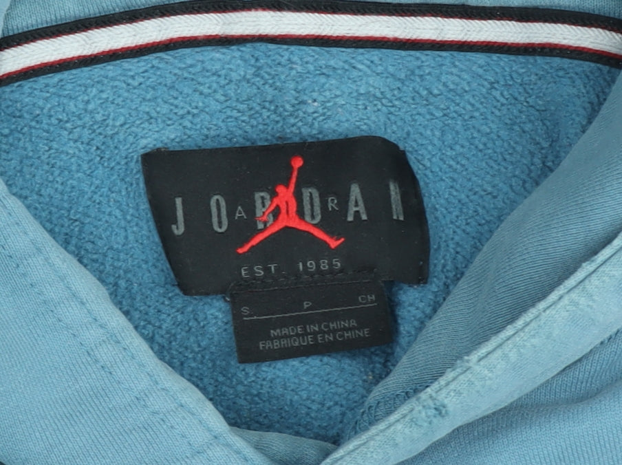 Jordan Men's Blue Pullover Hoodie Small Regular Fit Sportswear