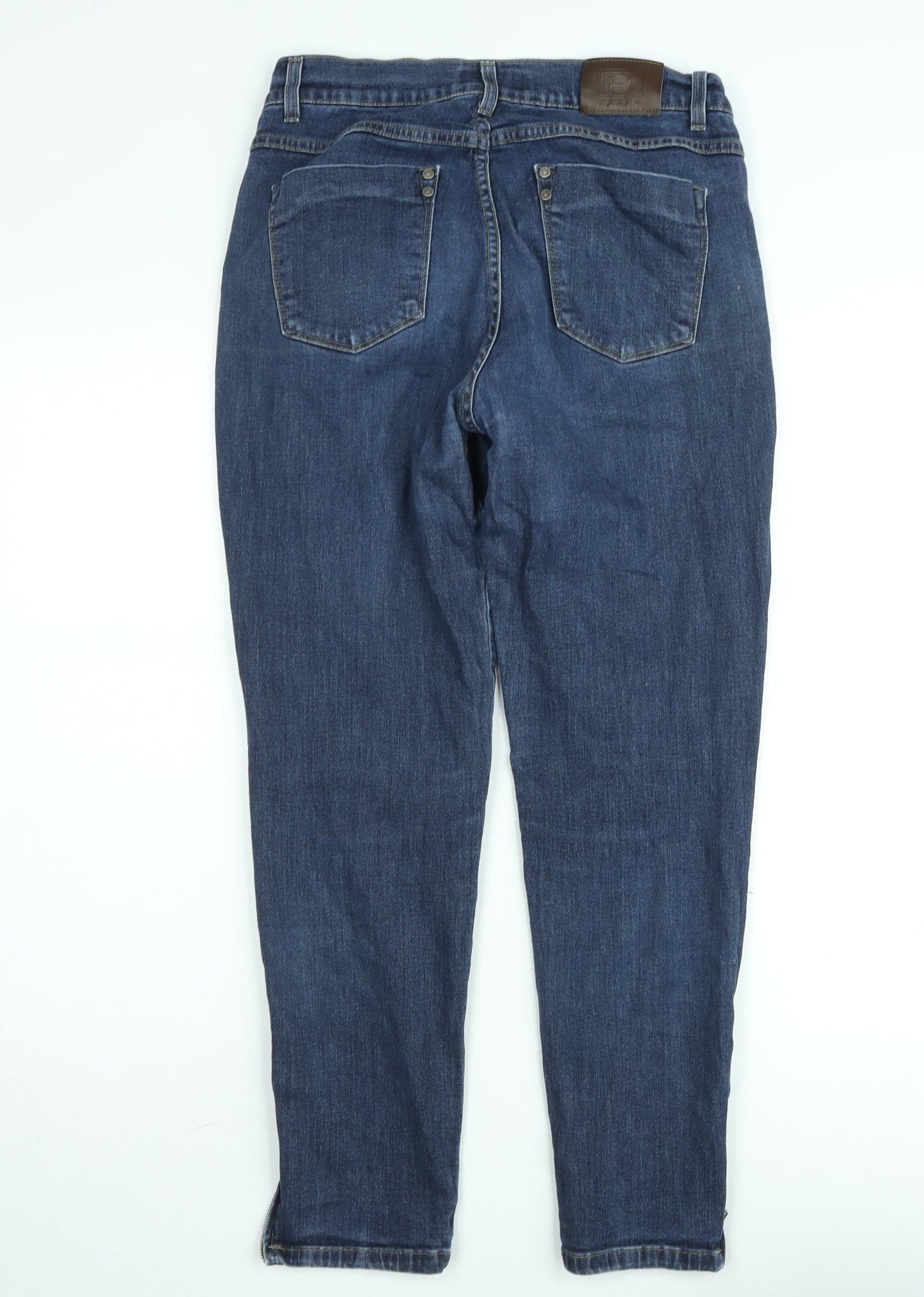 B Jeans Men’s Blue Skinny Denim Jeans W31 Zip Hem Stretch Style