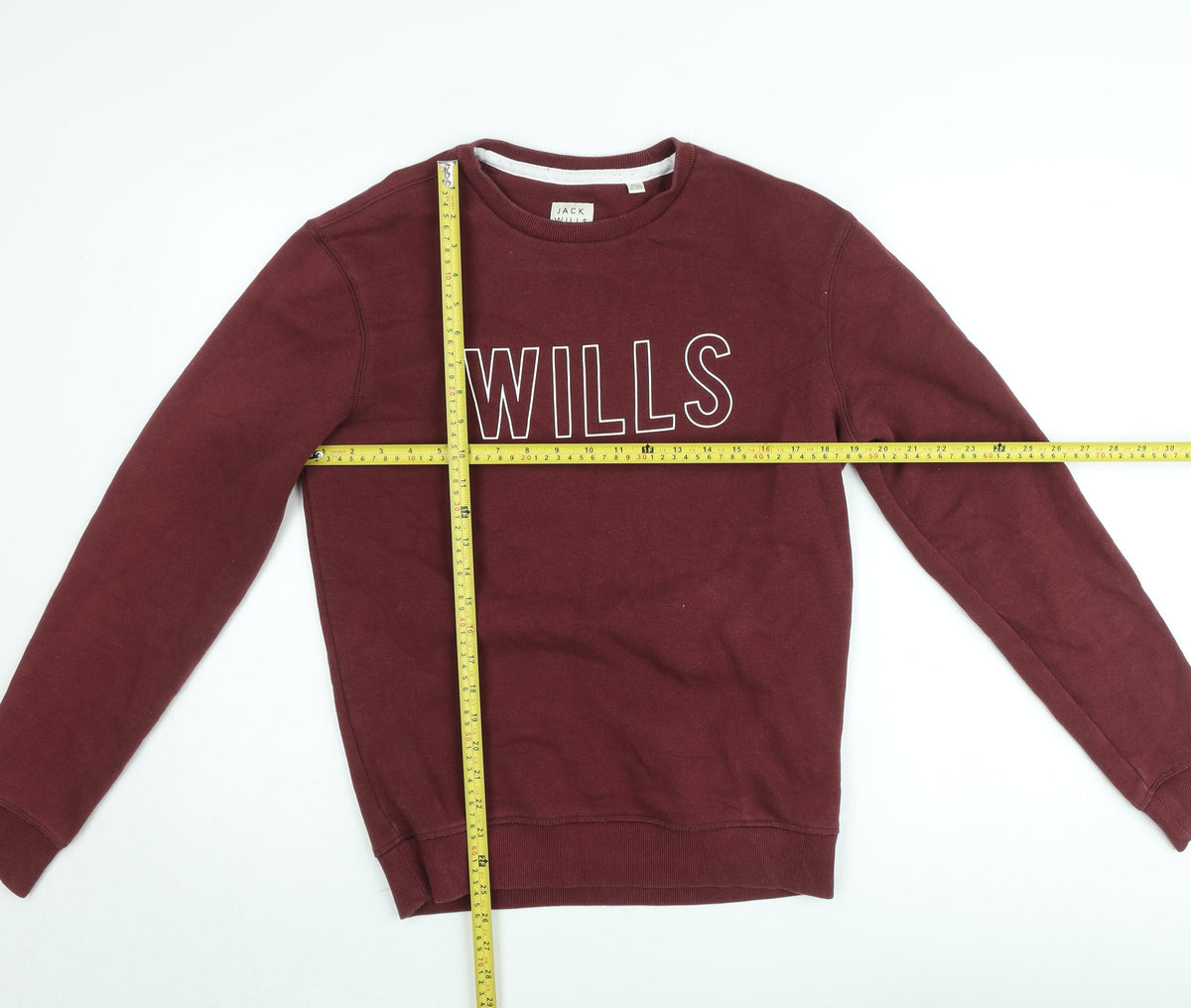 Mens UK Size S Jack Wills Red Pullover Sweatshirt