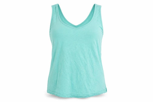 Dunnes Stores Women’s Green Cotton Relaxed Fit V-Neck Tank Top Size M