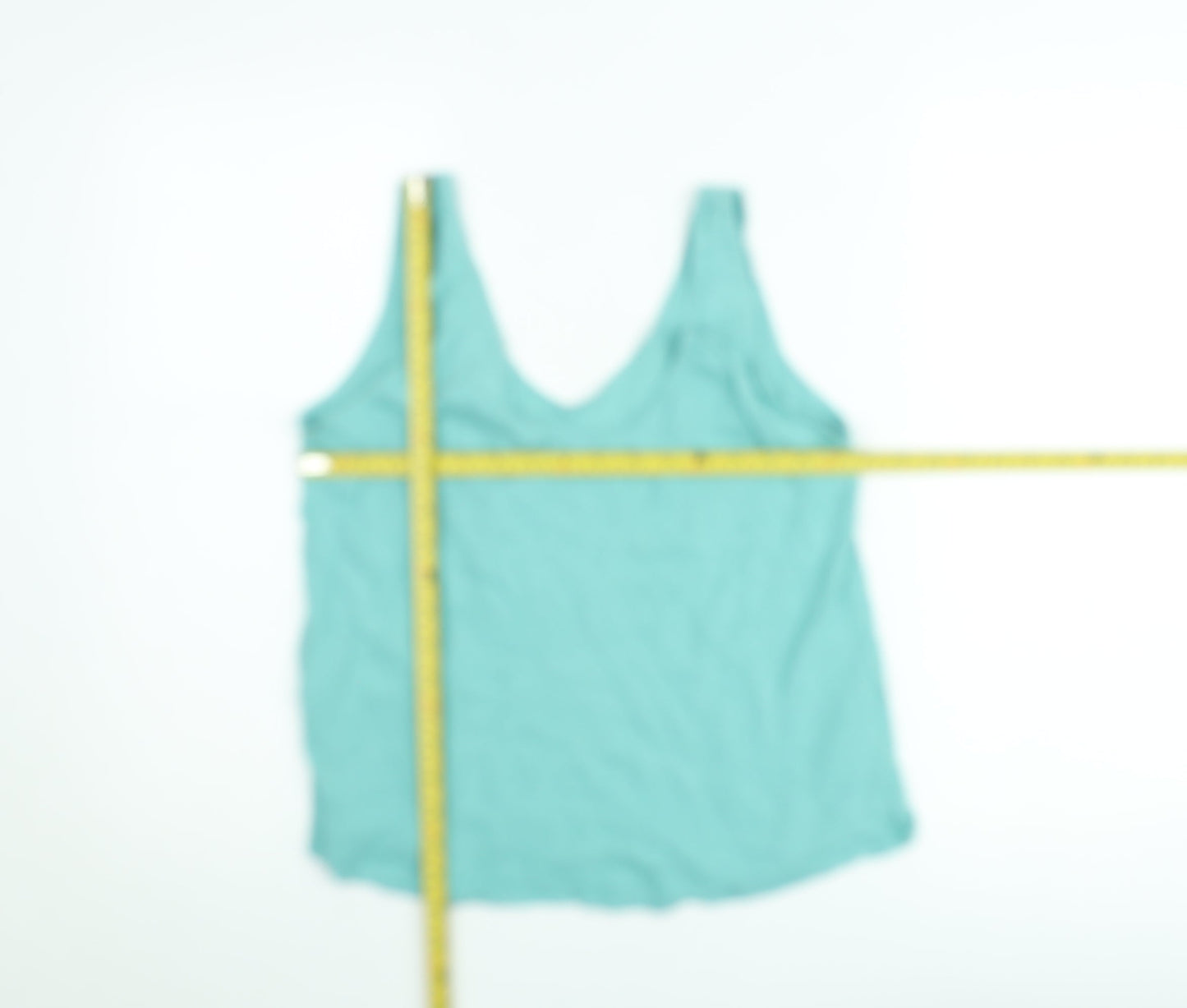 Dunnes Stores Women’s Green Cotton Relaxed Fit V-Neck Tank Top Size M