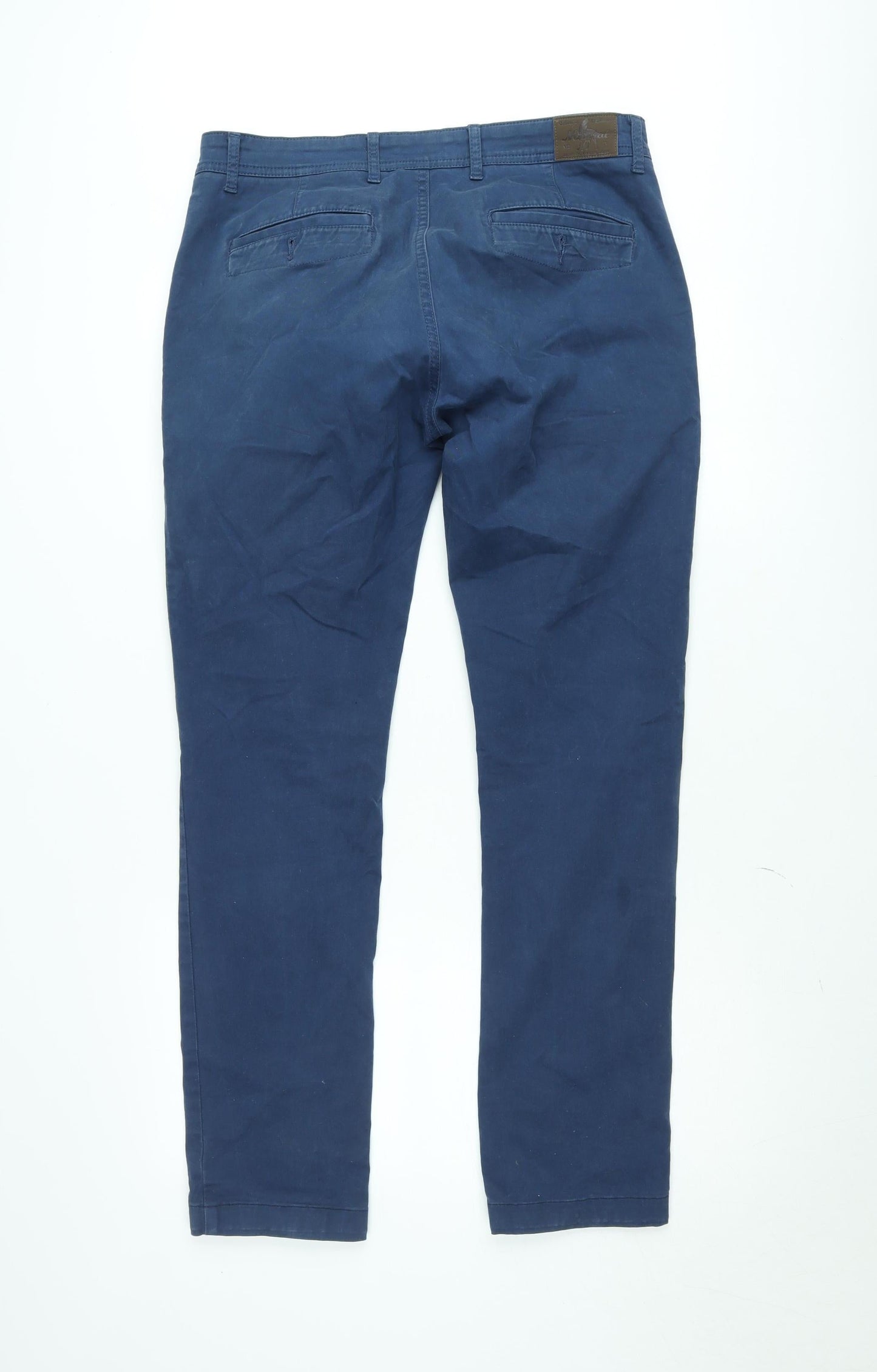 Mineral Collection Men’s Blue Slim Fit Chino Trousers - Original Mineral Collection Size M