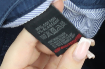 Mineral Collection Men’s Blue Slim Fit Chino Trousers - Original Mineral Collection Size M