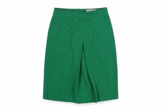 Paul Costelloe Women’s Green Linen Blend A-Line Skirt Size 12