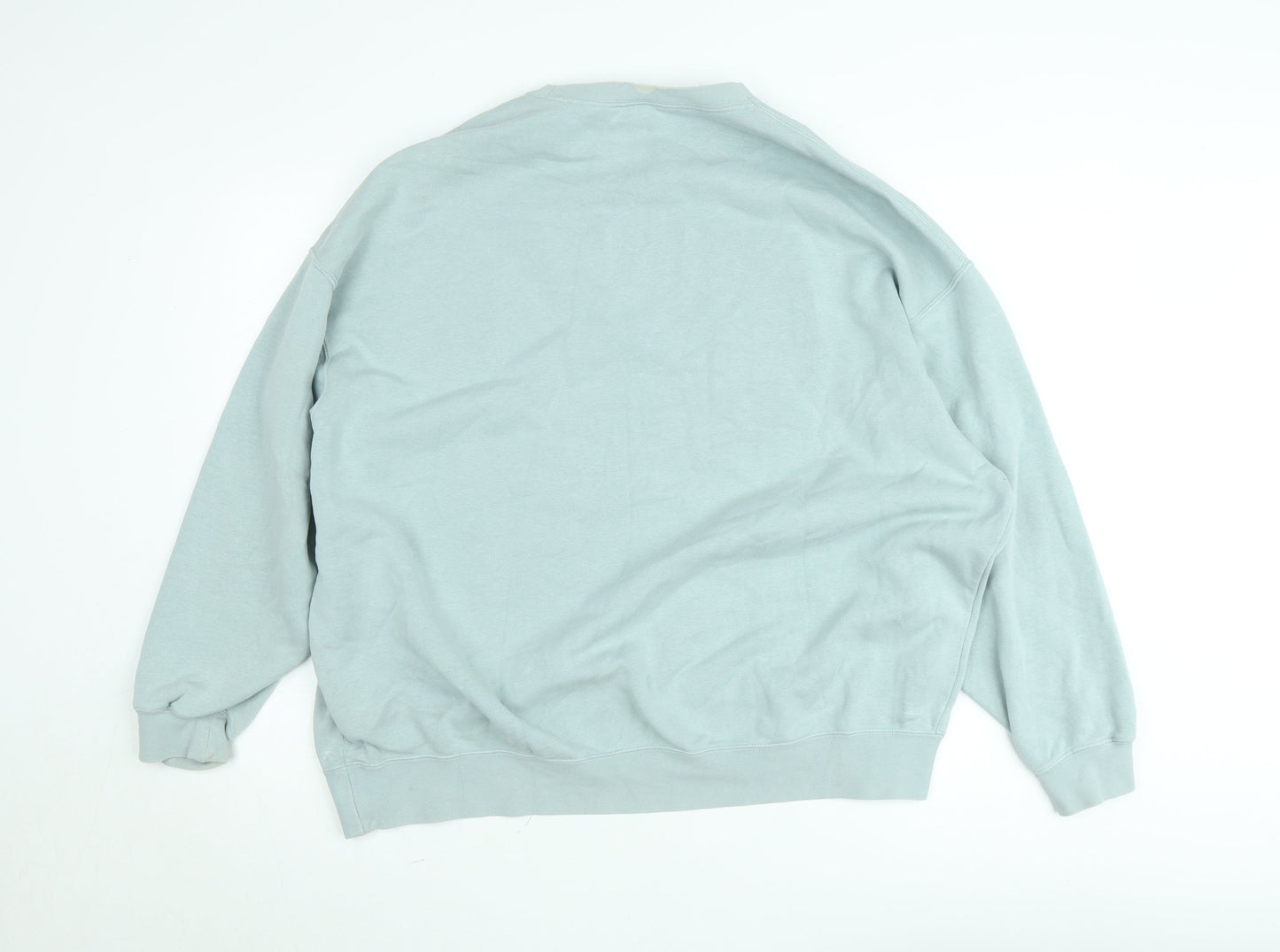 Nike Women's Blue XS Pullover Sweatshirt Crew Neck Graphic Print