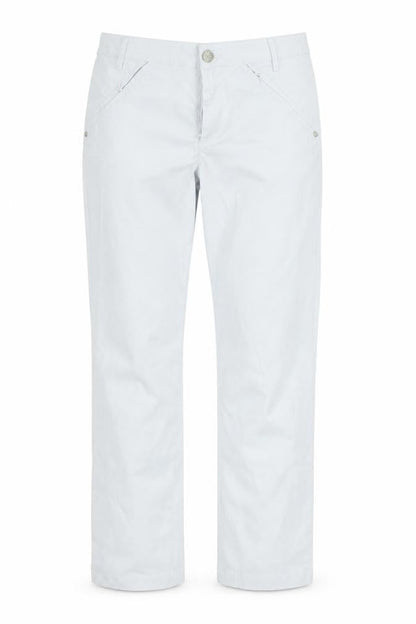 Greenhouse Women White Straight Cotton Jeans Size 12