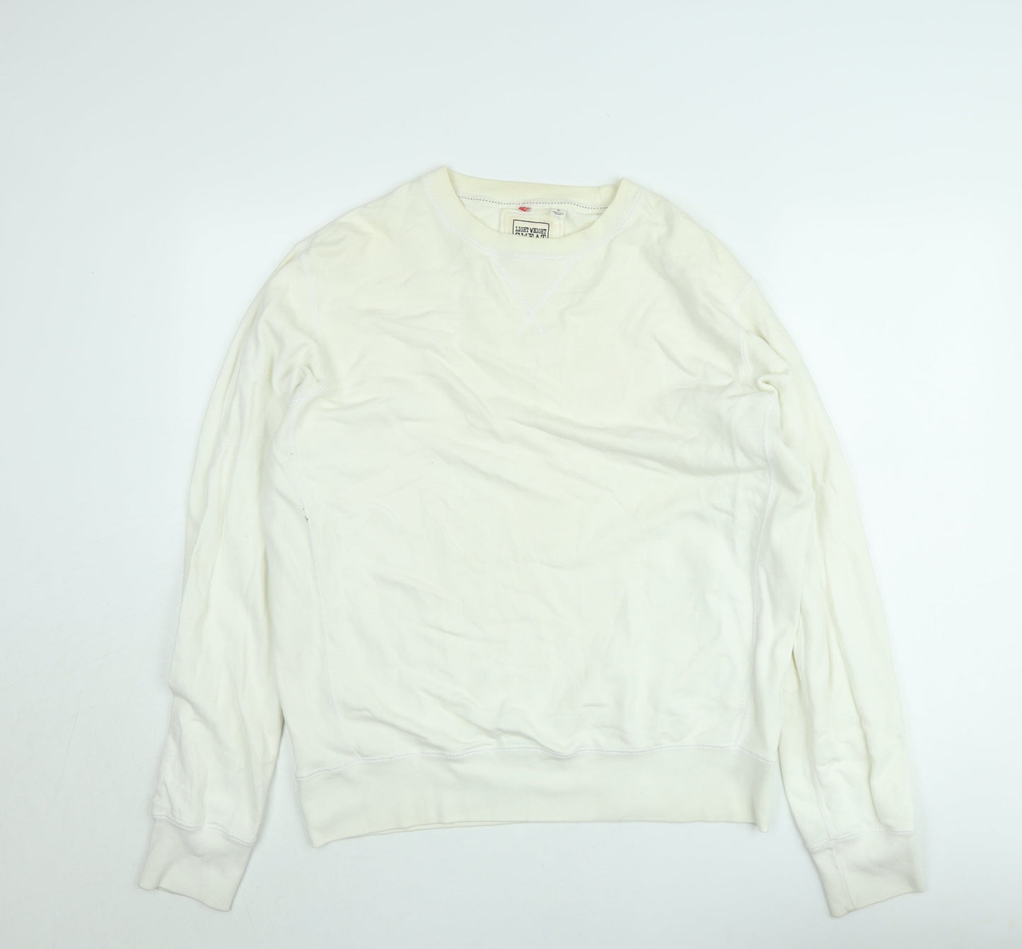 Uniqlo Womens Ivory Lightweight Pullover Sweatshirt Size L