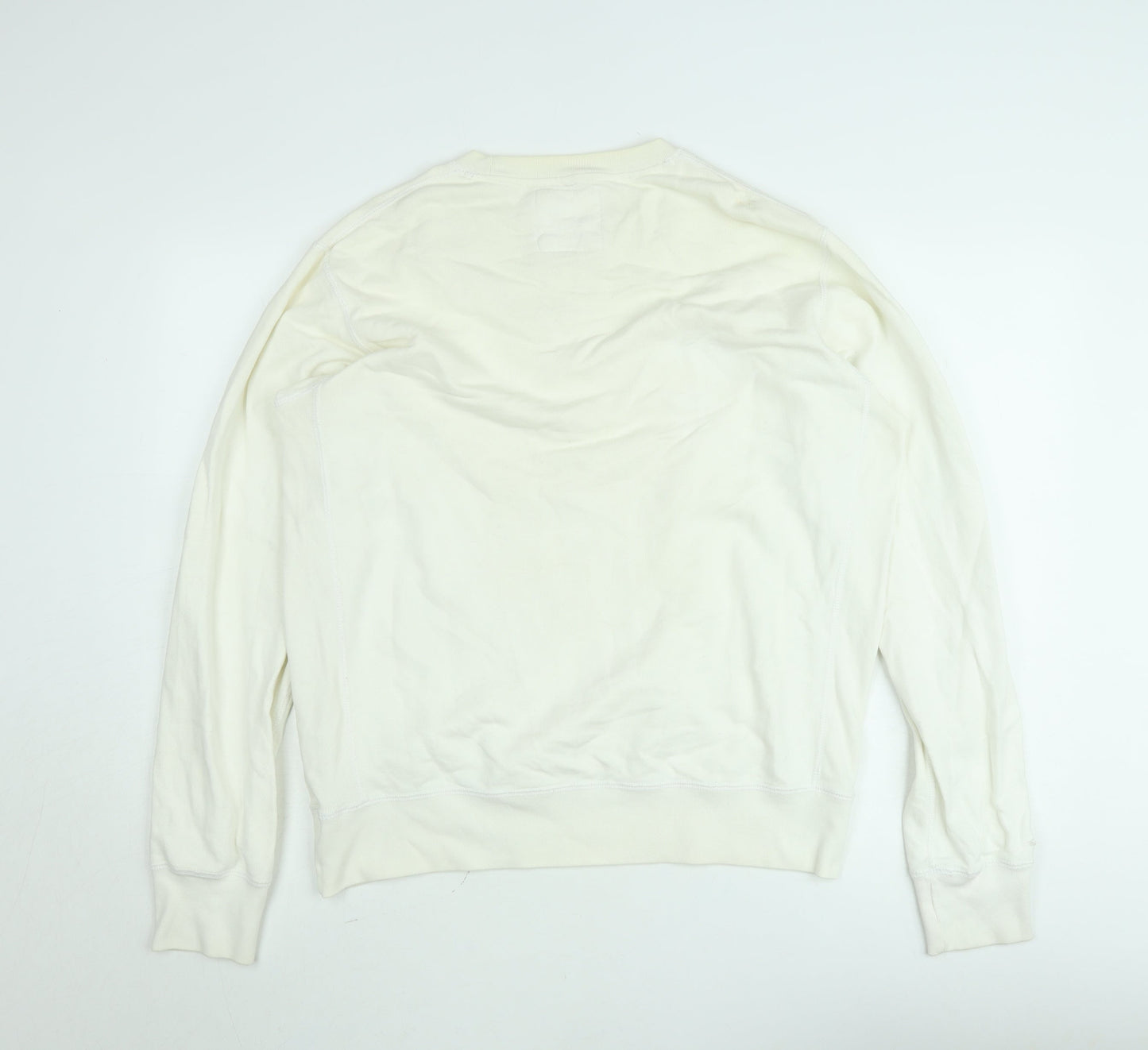 Uniqlo Womens Ivory Lightweight Pullover Sweatshirt Size L