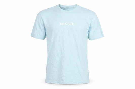 NICCE Men’s Blue Cotton Crew Neck Short Sleeve T-Shirt Size S