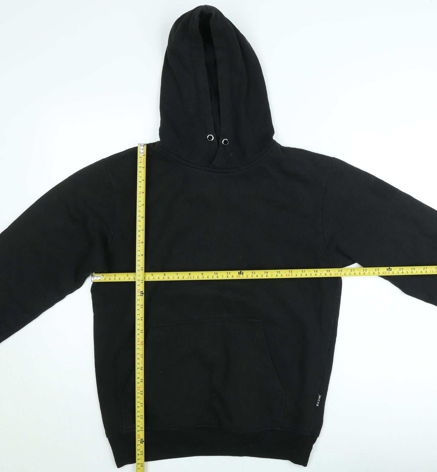 Nicce London Men's Black Pullover Hoodie Size M Regular Fit