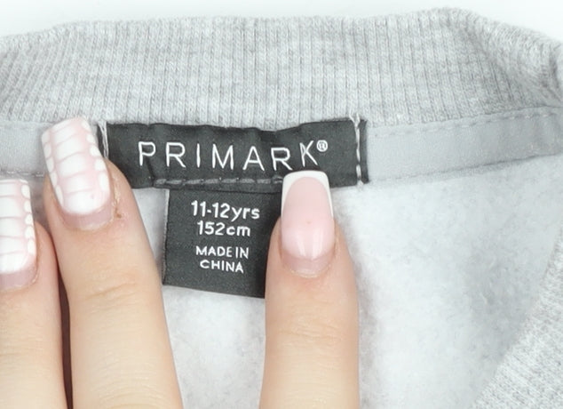 Primark Teens Grey Manhattan NY Graphic Sweatshirt 11-12Y 152cm