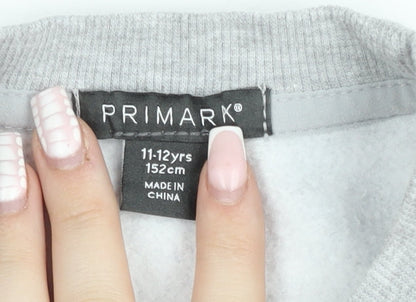 Primark Teens Grey Manhattan NY Graphic Sweatshirt 11-12Y 152cm