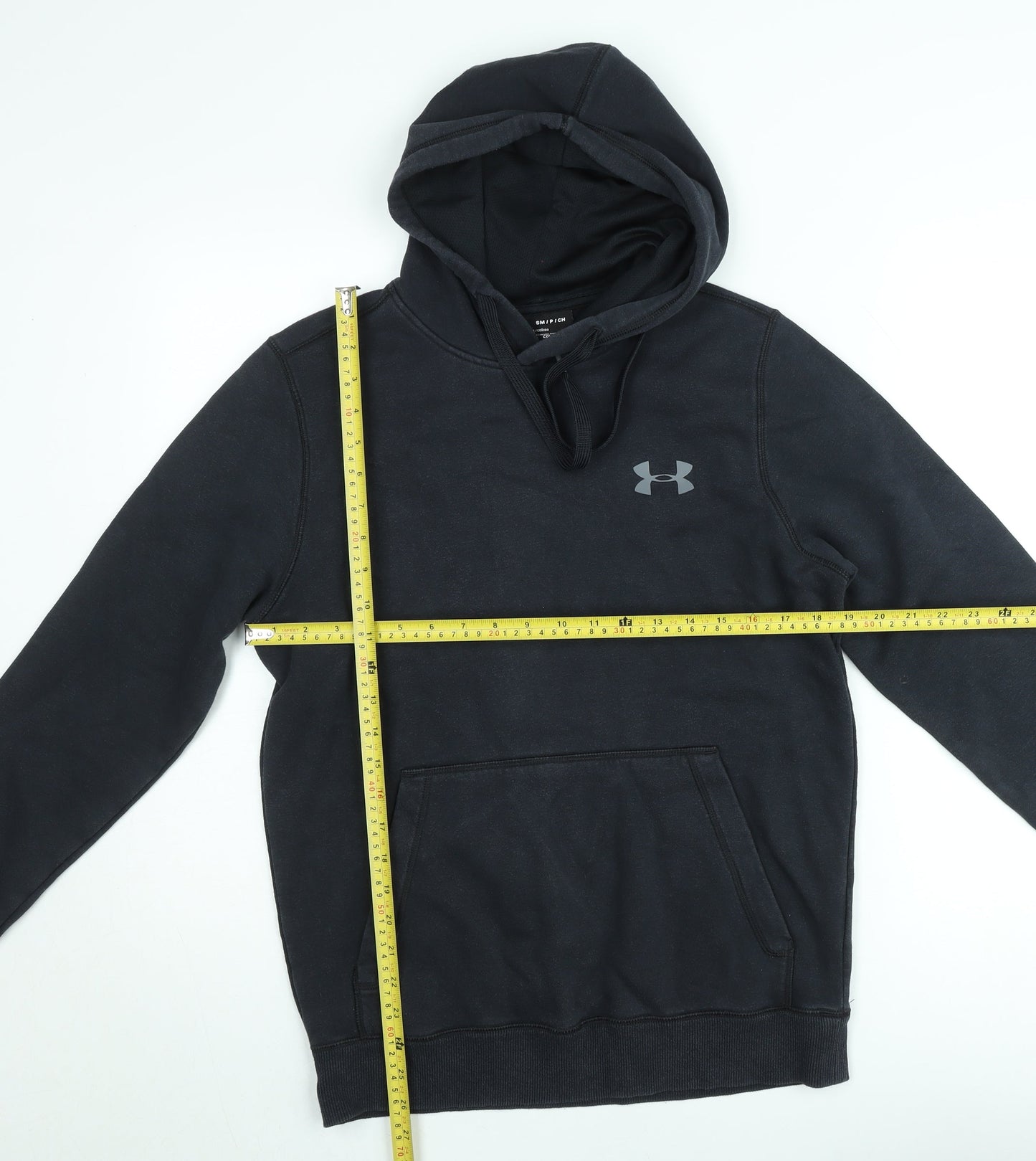 Under Armour Men's Black Small Pullover Hoodie ColdGear Fitted