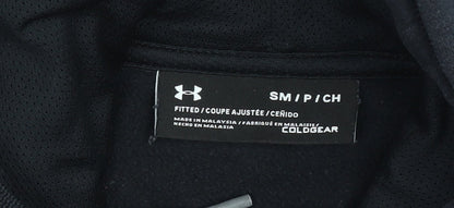 Under Armour Men's Black Small Pullover Hoodie ColdGear Fitted
