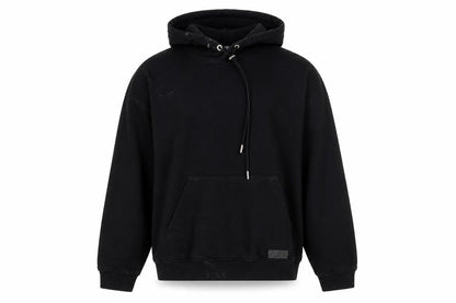 Couture Men’s Black Pullover Hoodie Size L Cotton Logo Sweatshirt