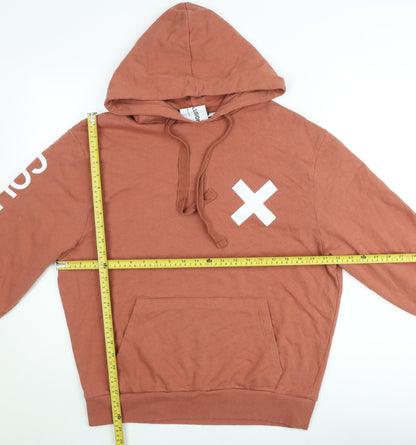 Collusion Women’s Brown Pullover Hoodie S Hooded Casual Sweatshirt