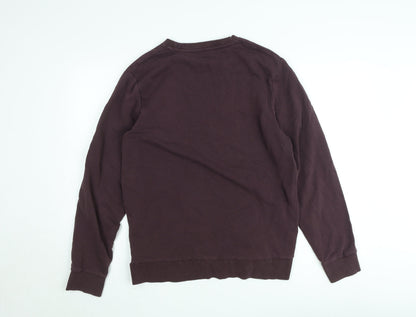 Mens UK Size M JACK & JONES Brown Pullover Sweatshirt