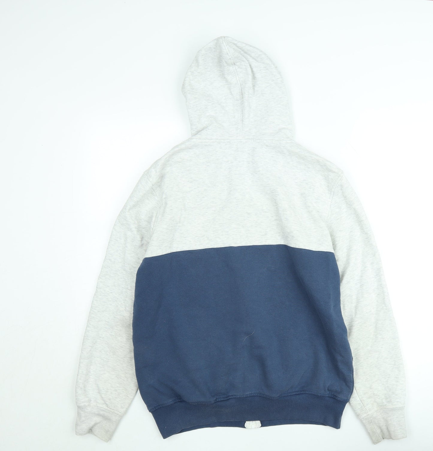 Mens UK Size M Lee Cooper Multicoloured Full Zip Hoodie