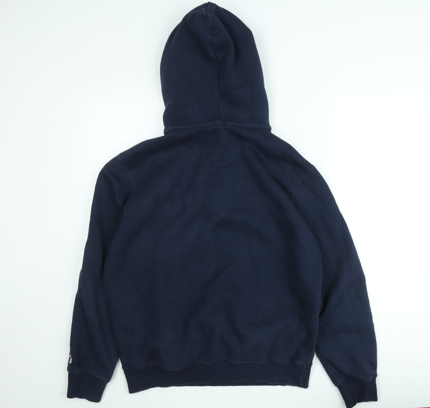 Mens UK Size L Champion Blue 1/2 Zip Hoodie
