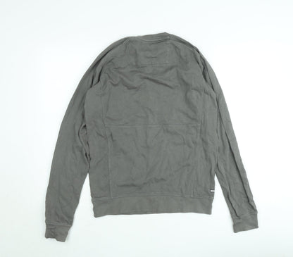 Weekend Offender Men's Grey XS Logo Crew Neck Sweatshirt
