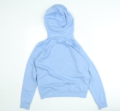 Disney Women's Blue 2XS Pullover Hoodie Mickey Mouse Graphic