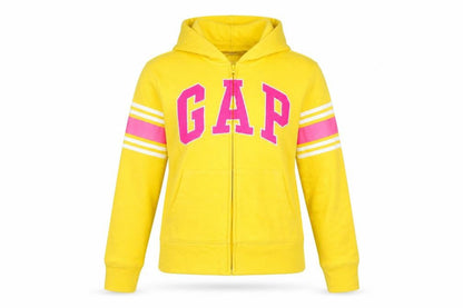 GAP Kids Yellow Full Zip Hoodie Women's Teens Size 14-16 Cotton Blend