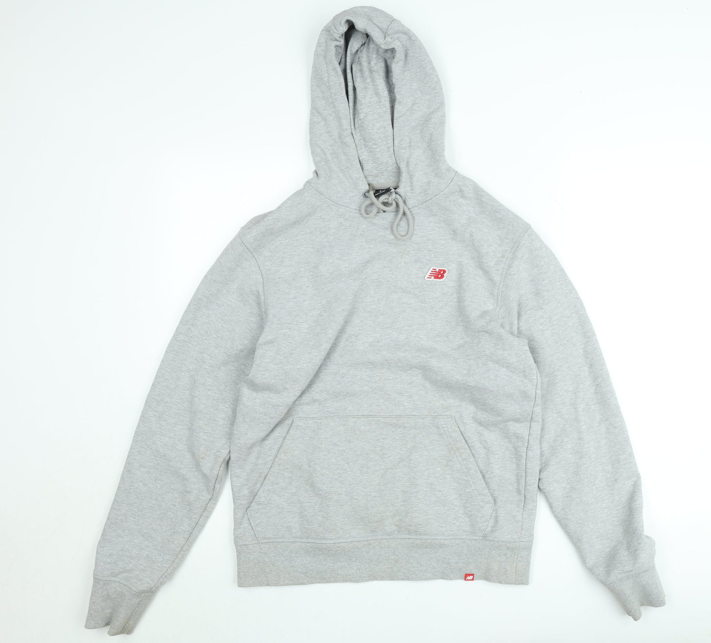 Mens UK Size S New Balance Grey Pullover Hoodie