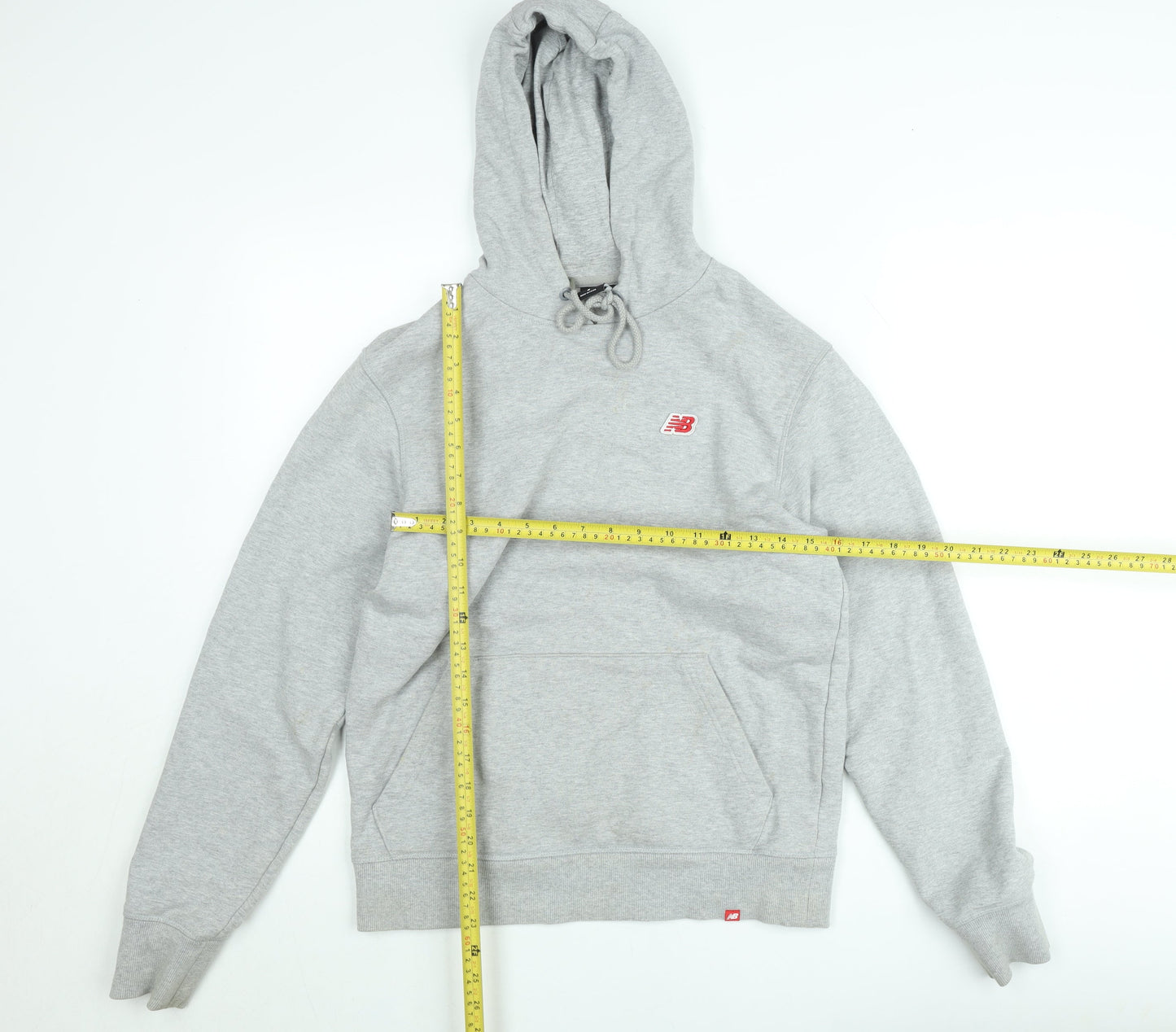 Mens UK Size S New Balance Grey Pullover Hoodie