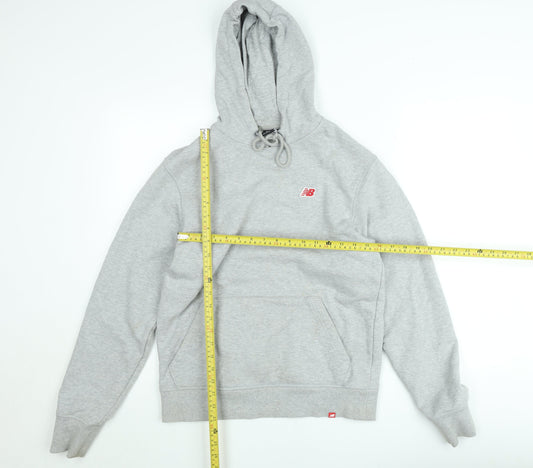 Mens UK Size S New Balance Grey Pullover Hoodie