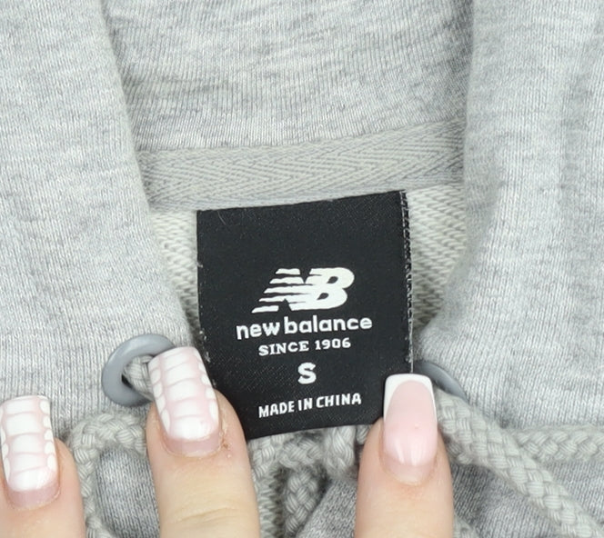 Mens UK Size S New Balance Grey Pullover Hoodie