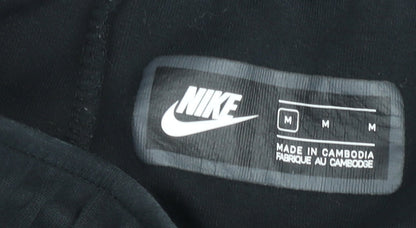 Nike Men's Black Fleece Jogger Trousers M Regular Fit Activewear