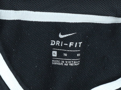 Nike Womens Black Full Zip Hoodie XL Dri-FIT Hooded Sweatshirt