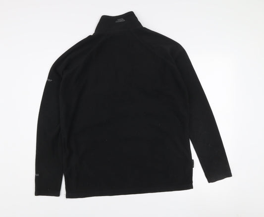 Trespass Men’s Black XS Fleece 1/2 Zip Pullover Sweatshirt