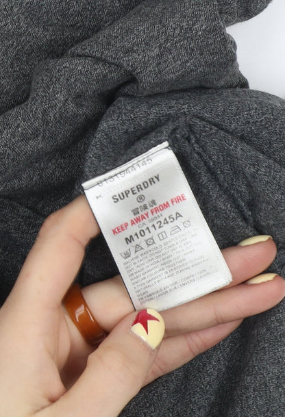 Superdry Men's Grey Organic Cotton Short Sleeve T-Shirt M