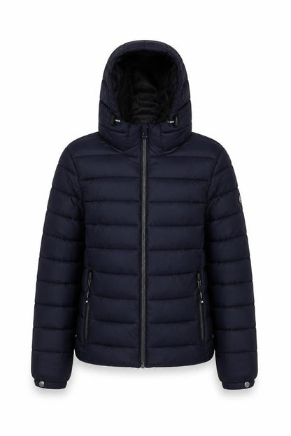 Womens UK Size 10 Superdry Blue Puffer Jacket
