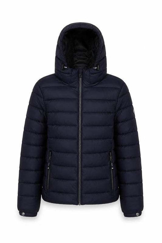 Womens UK Size 10 Superdry Blue Puffer Jacket