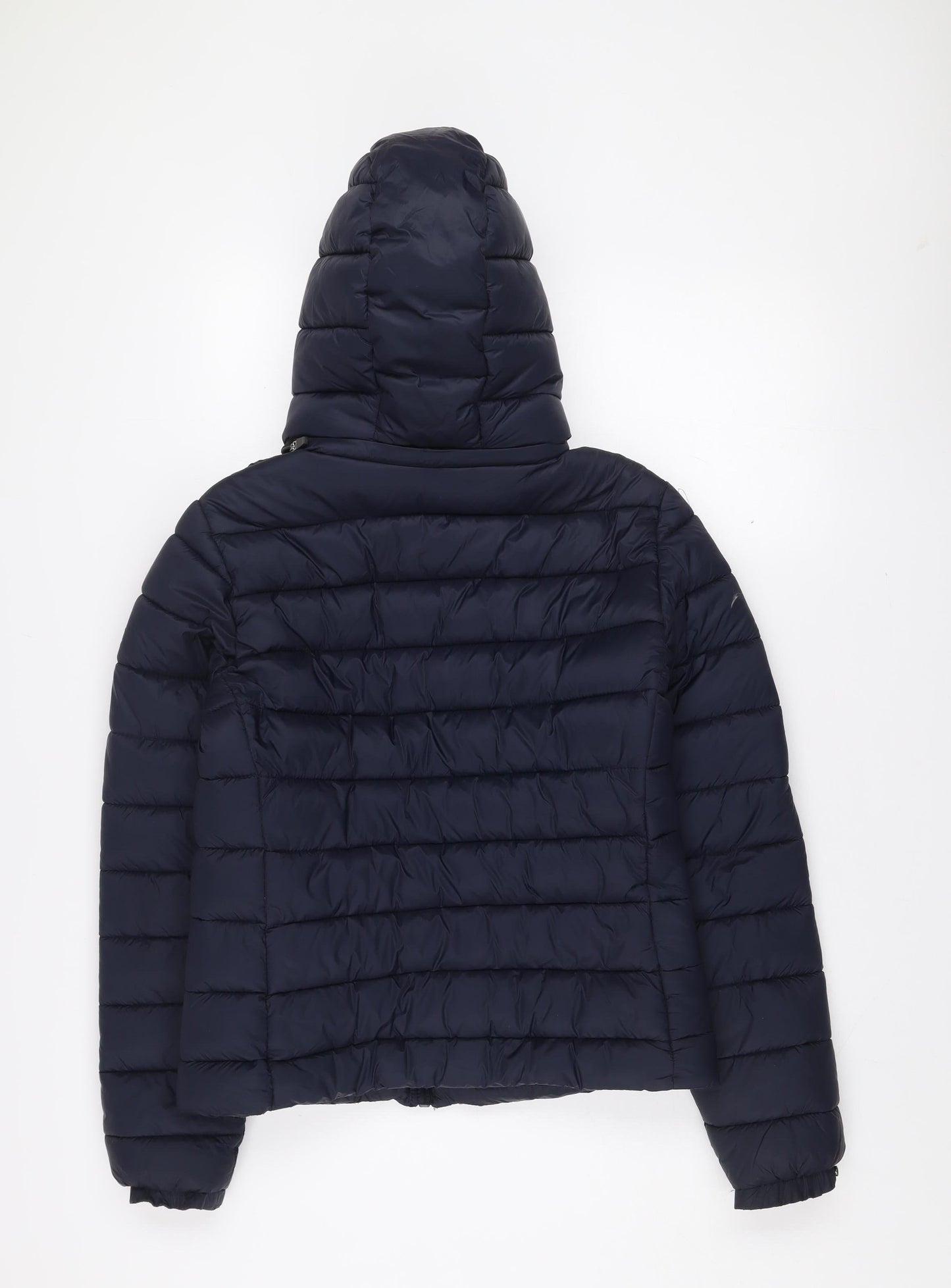Womens UK Size 10 Superdry Blue Puffer Jacket