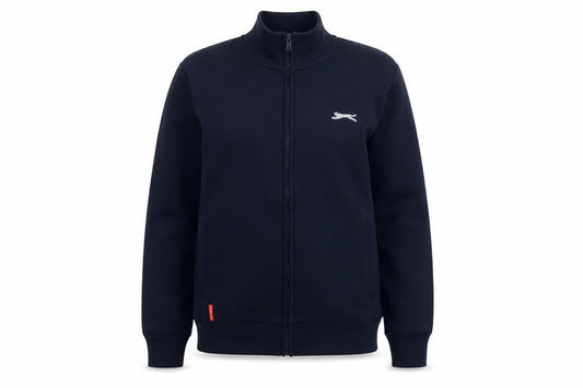 Slazenger Women’s Black Bomber Jacket XS Full Zip Sportswear