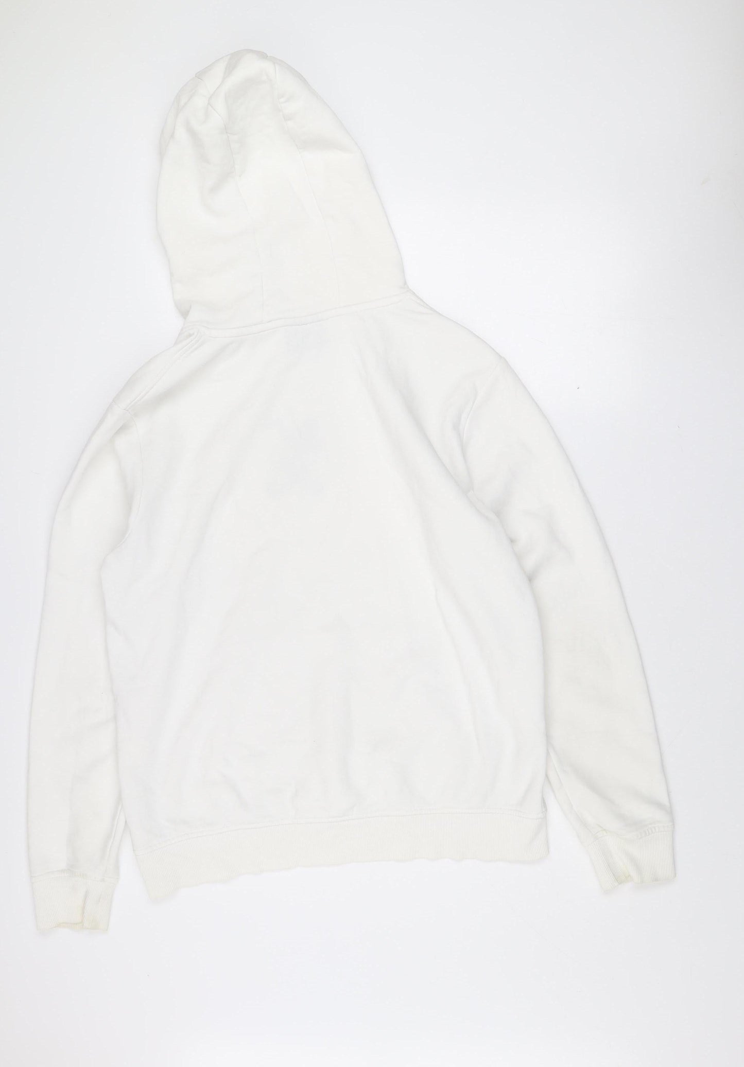 Disney Women White Mickey Mouse Pullover Hoodie Size L