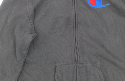 Mens UK Size S Champion Black Basic Jacket