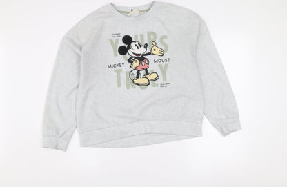 Women'secret Disney Mickey Mouse Grey Sweatshirt Women's M