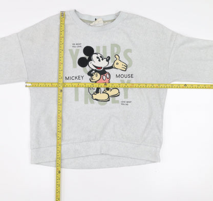 Women'secret Disney Mickey Mouse Grey Sweatshirt Women's M