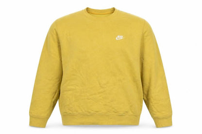 Womens UK Size M Nike Yellow Pullover Sweatshirt